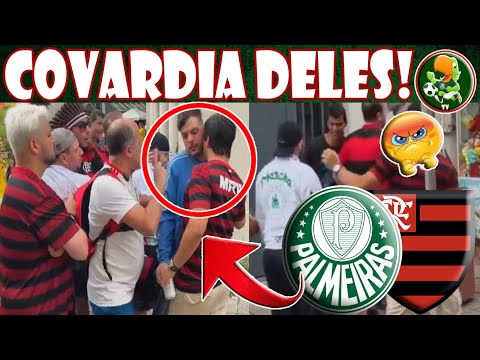 TRETA TORCIDA DO FLAMENGO COM TORCEDOR DO PALMEIRAS NO URUGUAY! OLHA O QUE ACONTECEU! REVOLTANTE!