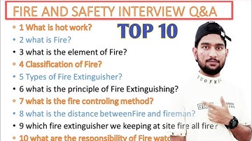 Fire safety interview ! fire safety interview question and answer ! safety interview question answer