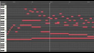 Visualizing JS Bach's Prelude &amp; Fugue in A Major