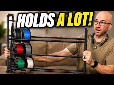 Facka 3D Printer Filament Storage Rack Review and Setup