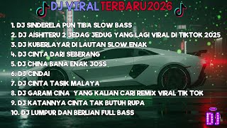DJ TIKTOK TERBARU 2026-🎵 DJ SINDERELLA PUN TIBA GACOR -🎵 2026