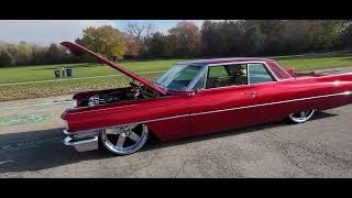 The bagged 1963 Cadillac Coupe Deville 1963 Cadillac Coupe Deville Custom