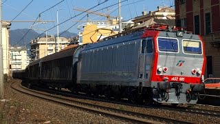 E652.005 [NUOVA LIVREA MERCITALIA RAIL] Sul MRS Chiasso Smt. - Porcari in transito a Lavagna !!!