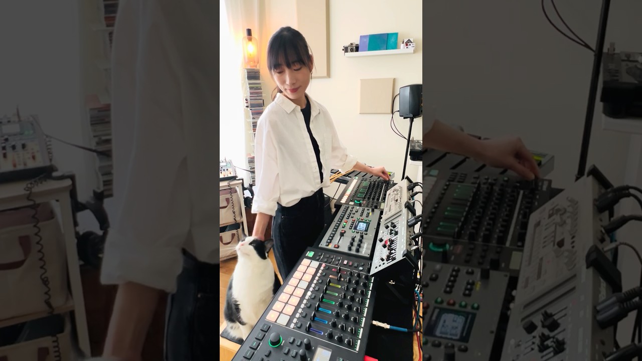 Purrfectly good day for Acid jamming with my cat 🐈‍⬛