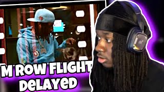 This is Pain Im About To Cry | Kay Carti Live Reacts To M Row - Flight Delayed (Official Visualizer)