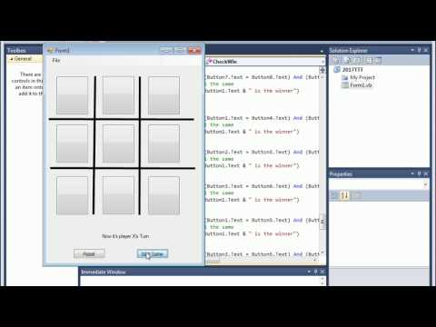 Visual Basic 05 Tic Tac Toe