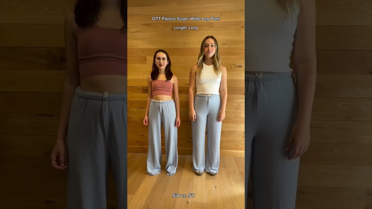 Here's what some of our short, long & regular lengths look on different heights!