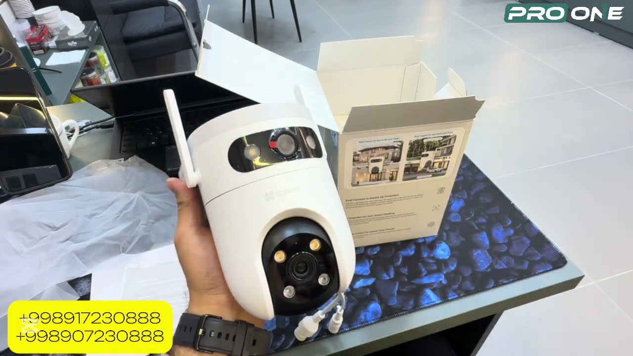 Uy uchun TOP kamera | Puliga arziydimi? EZVIZ H9C 3K | Ofis doko'n uchun zo'r kamera