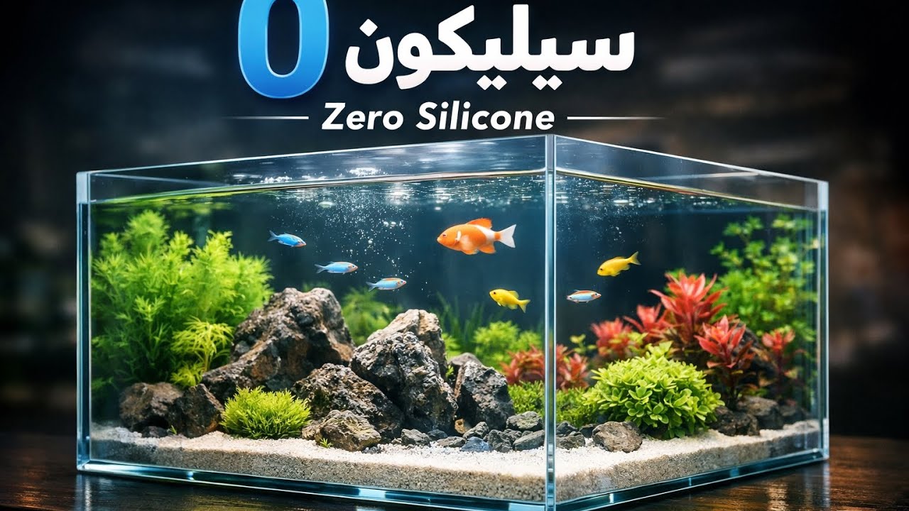 ازاي تصنع حوض سمك|زيرو سيليكون