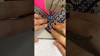 how to sew a perfect corner new design #sewing #tutorial #diy #fashion