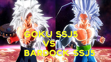 Bardock Super Saiayn 5 Vs Goku SSJ5 | Dragon Ball Xenoverse Mods