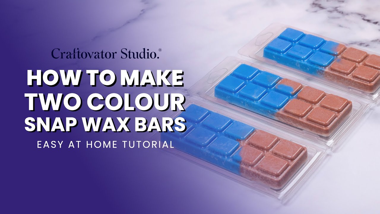How to Make Two Colour Snap Wax Melts - Beginner's Guide