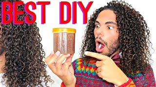 BEST DIY Leave-In Conditioner Tutorial EVER !! Silky Soft And Defined Curly Hair