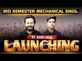 🔥Launching | 3rd Semester Mechanical Engg. | #gtechpoly