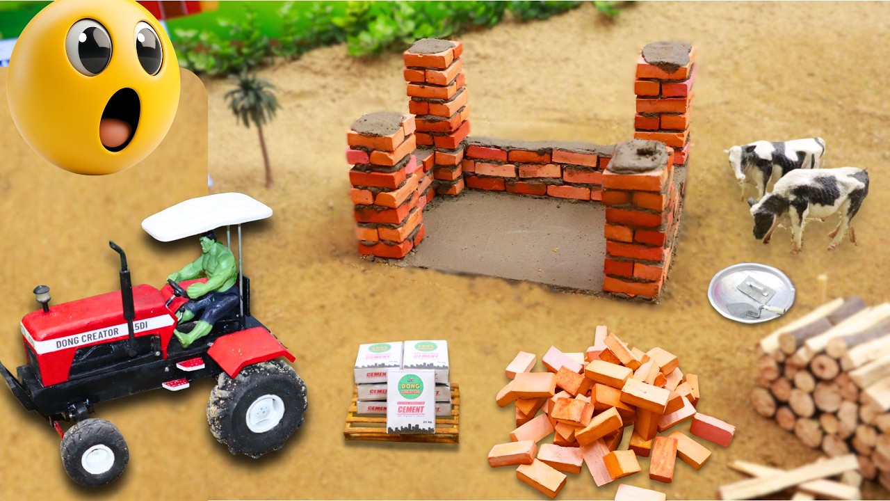 The Ultimate DIY Cow Shed Project | Incredible Transformation | @dongcreatorofficial