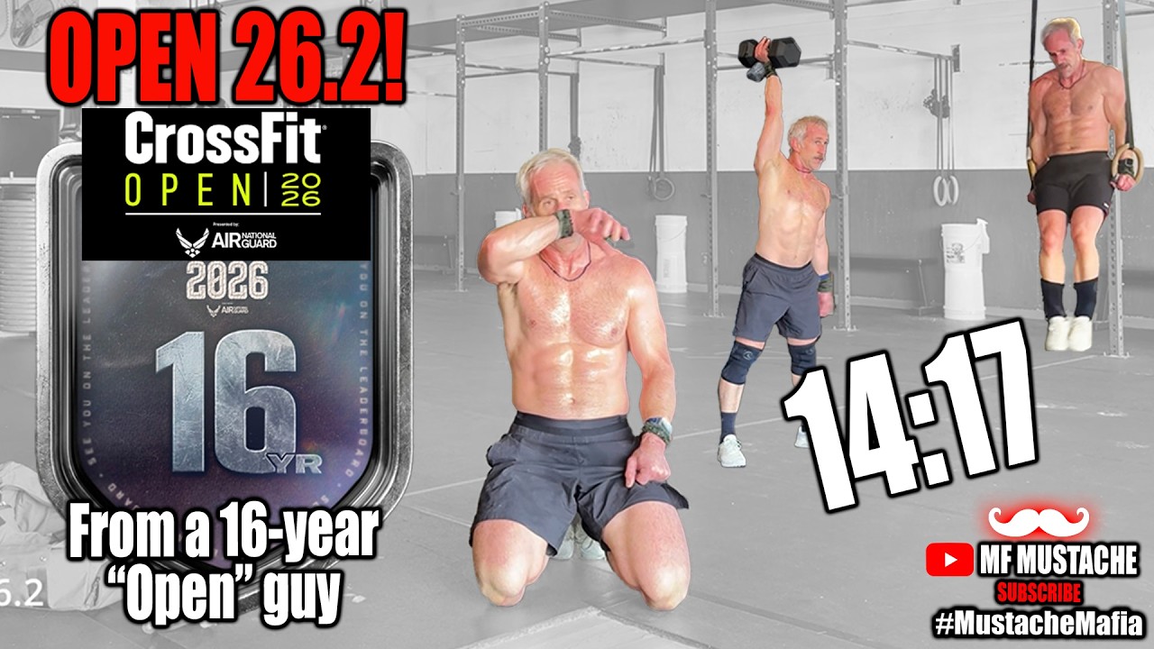 CrossFit Games 2026 OPEN 26.2 – Выпады и рывок с гантелями; подтягивания, C2B и подтягивания на к...