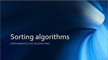 GCSE Computer Science: Sorting algorithms