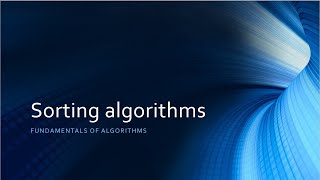 Celebrity GCSE Computer Science: Sorting algorithms Profile
