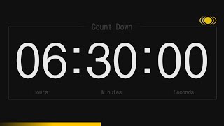 6 hours 30 minutes alarm timer (countdown) basic 1080p