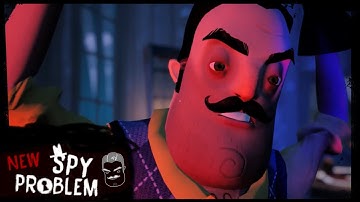 THE ENDING OF POPULAR MOD NEW SPY PROBLEM - HELLO NEIGHBOR MOD KIT