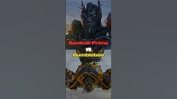 Sentinel Prime VS Bumblebee 🔥 #shorts