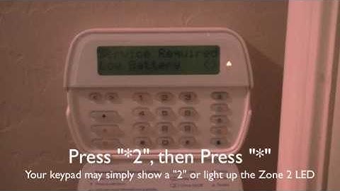 How to Diagnose a Low Battery on your DSC Security System