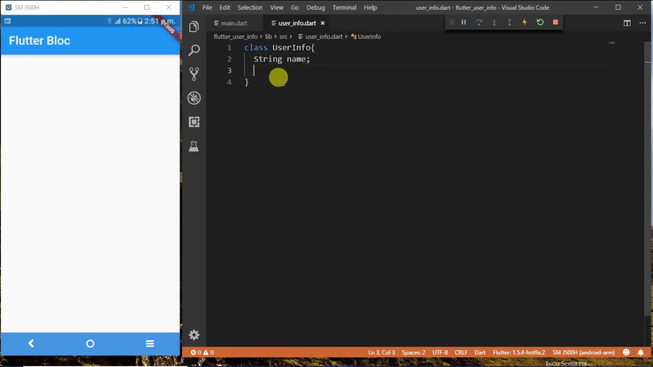 flutter bloc pattern Android and Ios (part :6) - YouTube
