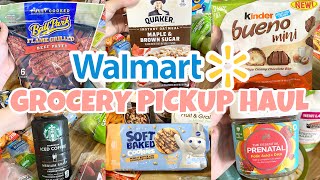 NEW WALMART GROCERY HAUL 2021 | WALMART GROCERY PICKUP ORDER