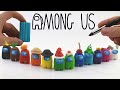 Making Among Us Characters And Hats Using Polymer Clay