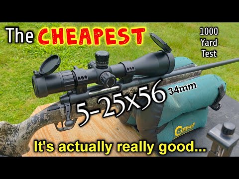 EZShoot 5-25x56 FFP Scope Review & Shoot Illuminated 34mm Zero Stop