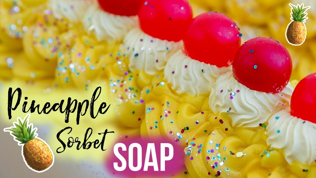Pineapple Sorbet Soap - Reverse Dragon Hanger Swirl | 