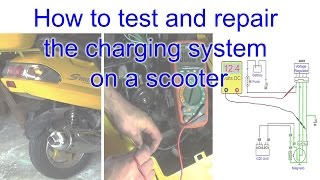 How to test and repair the charging system on a scooter Wealth