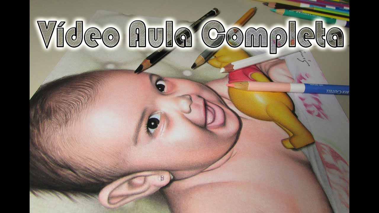 Desenhando com Lápis de Cor - Vídeo aula