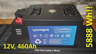 MASSIVE 12V 460Ah LiFePO4 Battery from Vatrer, Nearly 6000Wh, Full Review! by Lithium Solar 111,244 views 3 months ago 14 minutes, 29 seconds