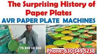 The Surprising History Of Paper Plates How Avr Paper Plate Making Machines Changed The Game