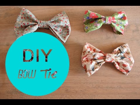 Diy Bow Tie No Sew Needed You Diy Bow Tie No Sew Needed