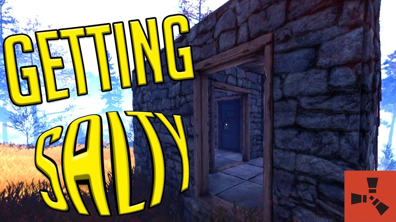 I'M GETTING SALTY! - RUST Solo Survival VANILLA Gameplay #16