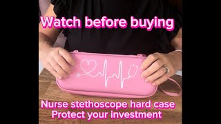 Stethoscope hard case.  So cute!!
