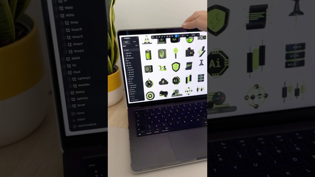 3D icon collection made in Spline 🧑‍💻 