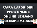 CARA LAPOR DIRI PPDB ONLINE JENJANGN SD SMP SMA SMK TAHUN 2022 DI PC LAPTOP