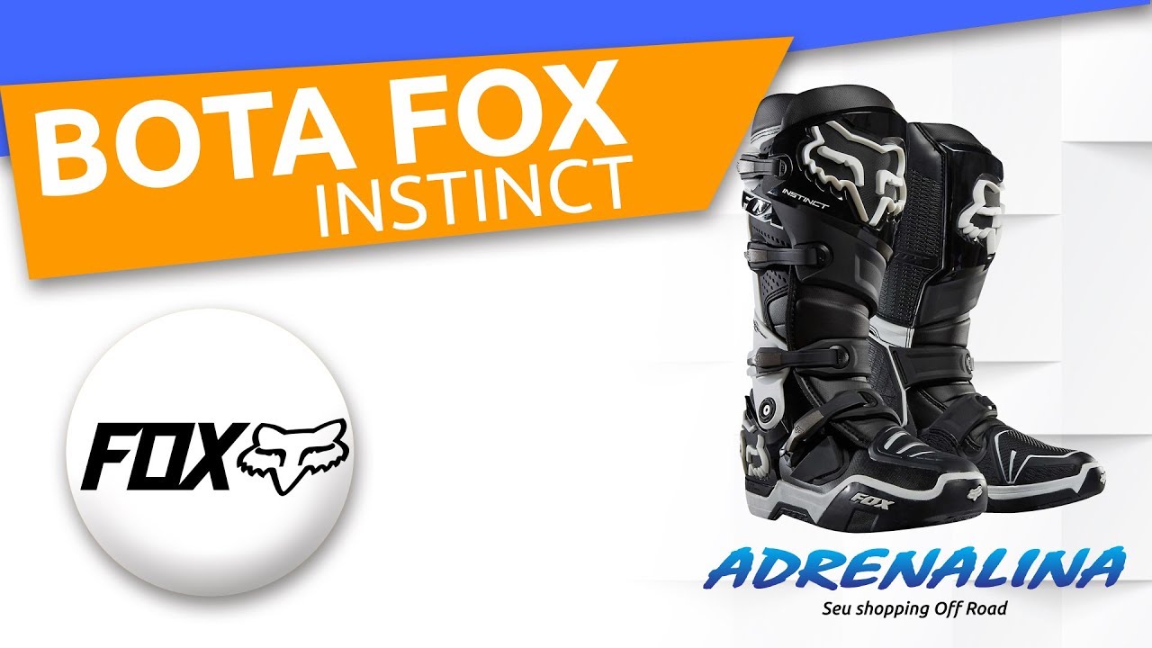 bota fox instinct branca