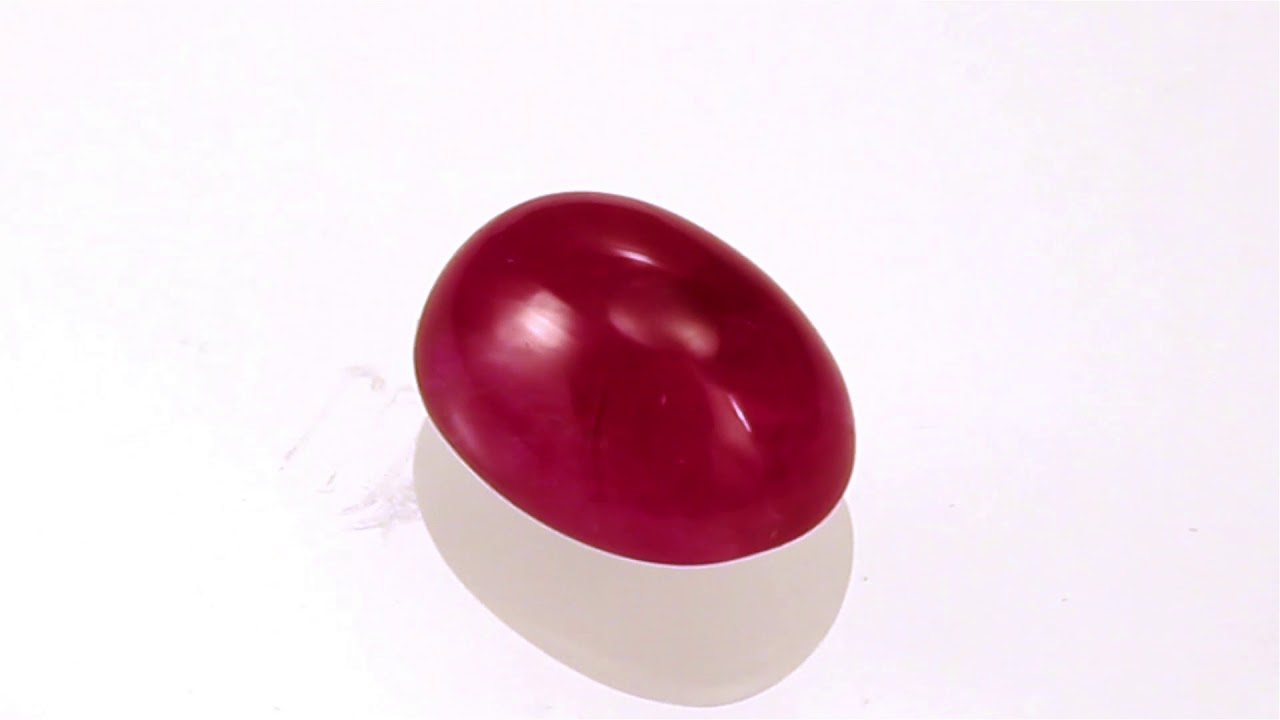 Excellent Luster Ruby Loose Gem in Cabochon Cut, Rich Red, 9.3 x 7 mm, 3.59 carats