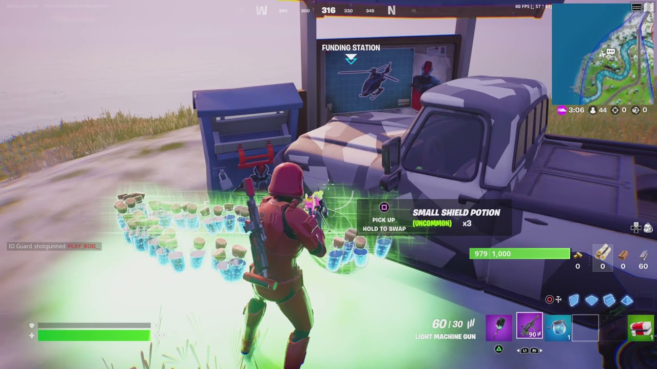 Fortnite chopper funding board