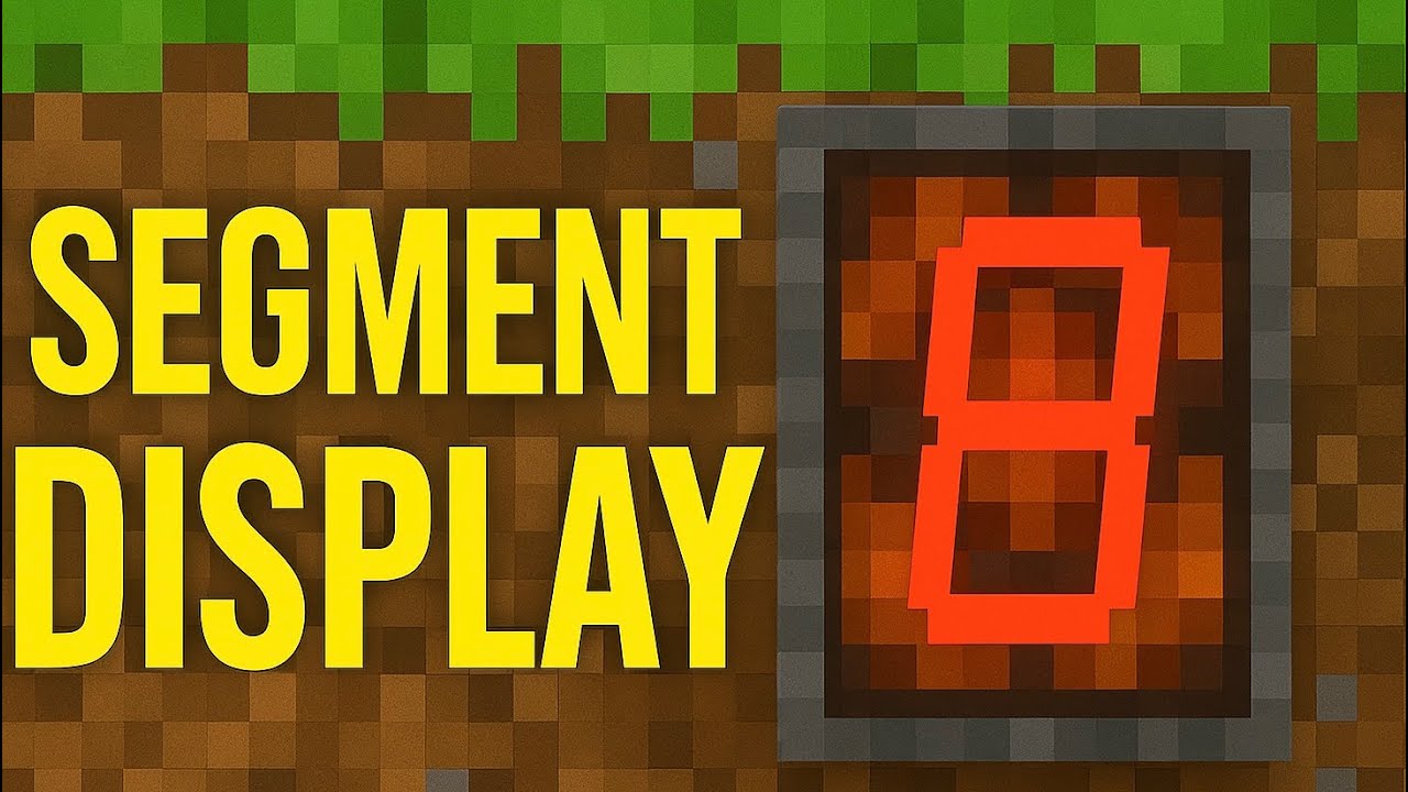 How to make a 7 segment display - YouTube