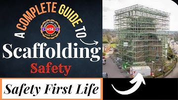 Safe scaffolding erection procedure | scaffolding safety explained #safetyfirstlife #scaffolding