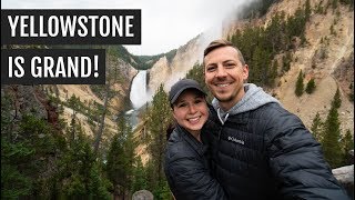 Yellowstone National Park Day 2: Canyons, Waterfalls, and Mammoth Hot Springs