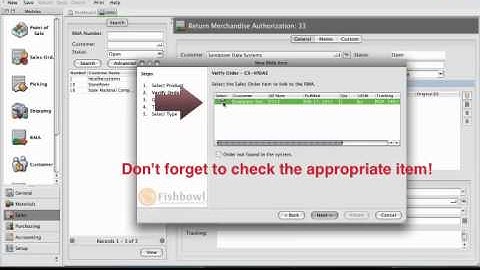 RMA for Orders in Fishbowl.mp4