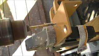 Drilling Into A Lock Plate