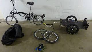 Brompton Radical Design Weber Kupplung Fahrrad Anhänger Adapter cyclone Brommi  Bike Trailer ny nabo