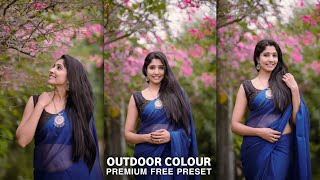 Outdoor Colour Lightroom Premium Preset || Free premium preset || How to edit photos in Lightroom